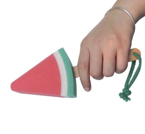 Scuab Glanadh Spúinse Cupán Watermelon-Shaped