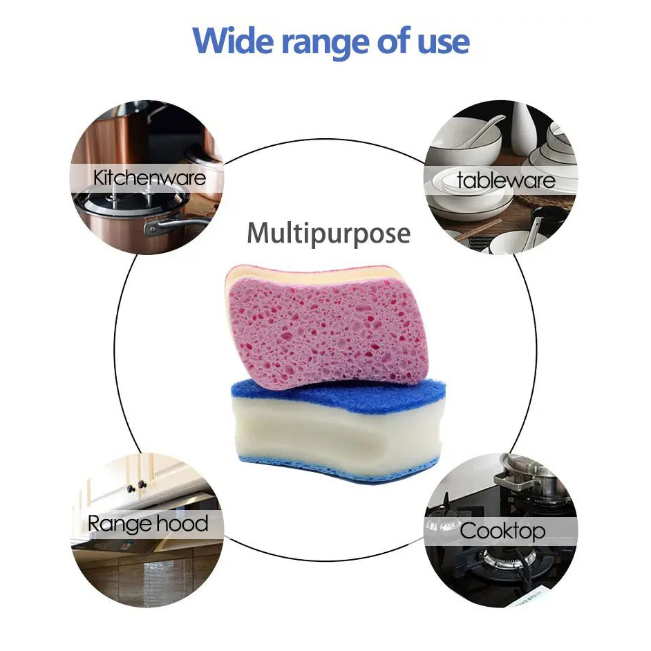 Spúinse Glanadh Cistine Cellulose Níochán Mias Mórdhíola