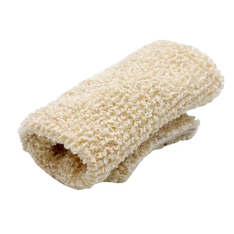 Cnáib Nádúrtha Éicea-Cháirdiúil Folctha Exfoliating Mitt Glove Spúinse le haghaidh Folctha