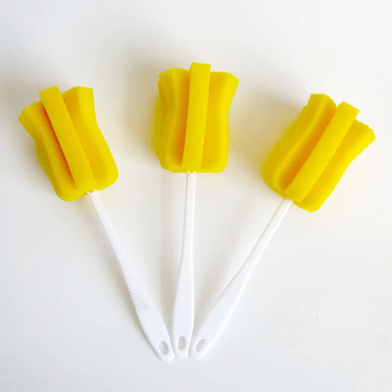 Praghas Íseal Láimhseáil Fada Buidéal Scuab Spúinse Cupán