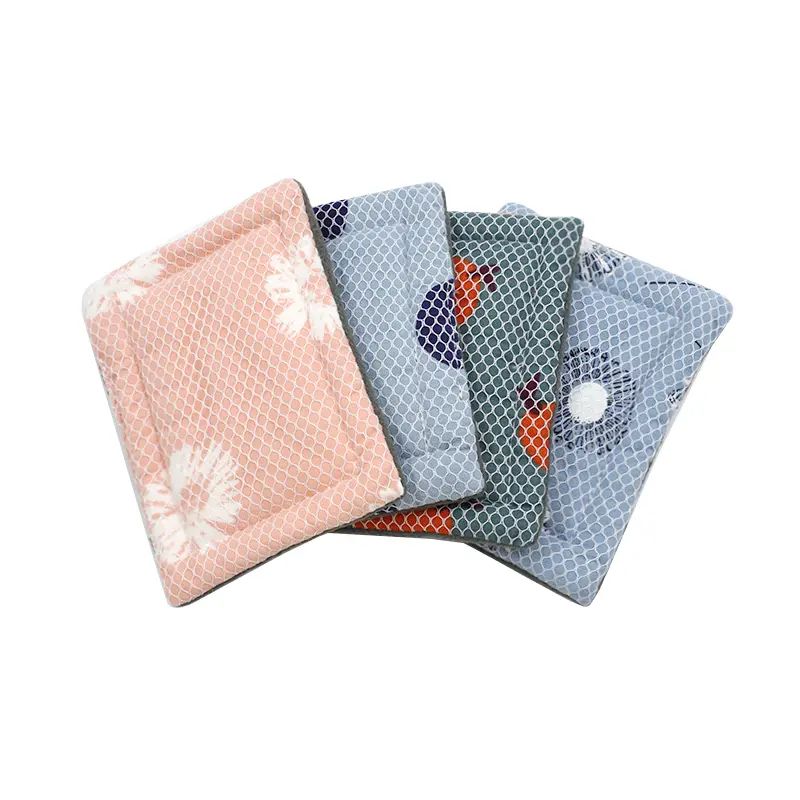 Spúinse Tuáillí Gan Spúinse Bambú Orgánach In-ath-inúsáidte le haghaidh Glanadh Cistine